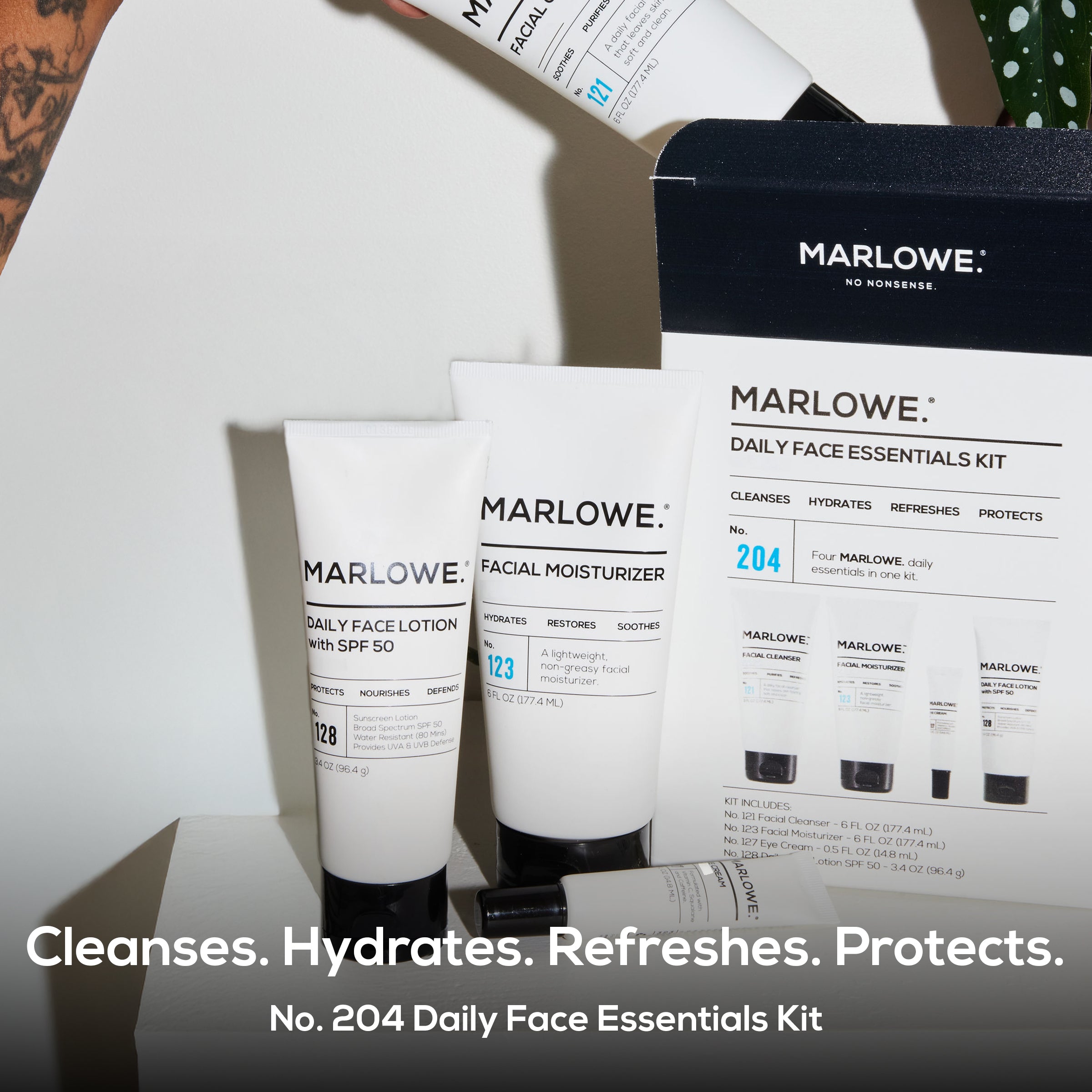 Daily Face Essentials Skincare Set with SPF 50 Sunscreen - Image 5
