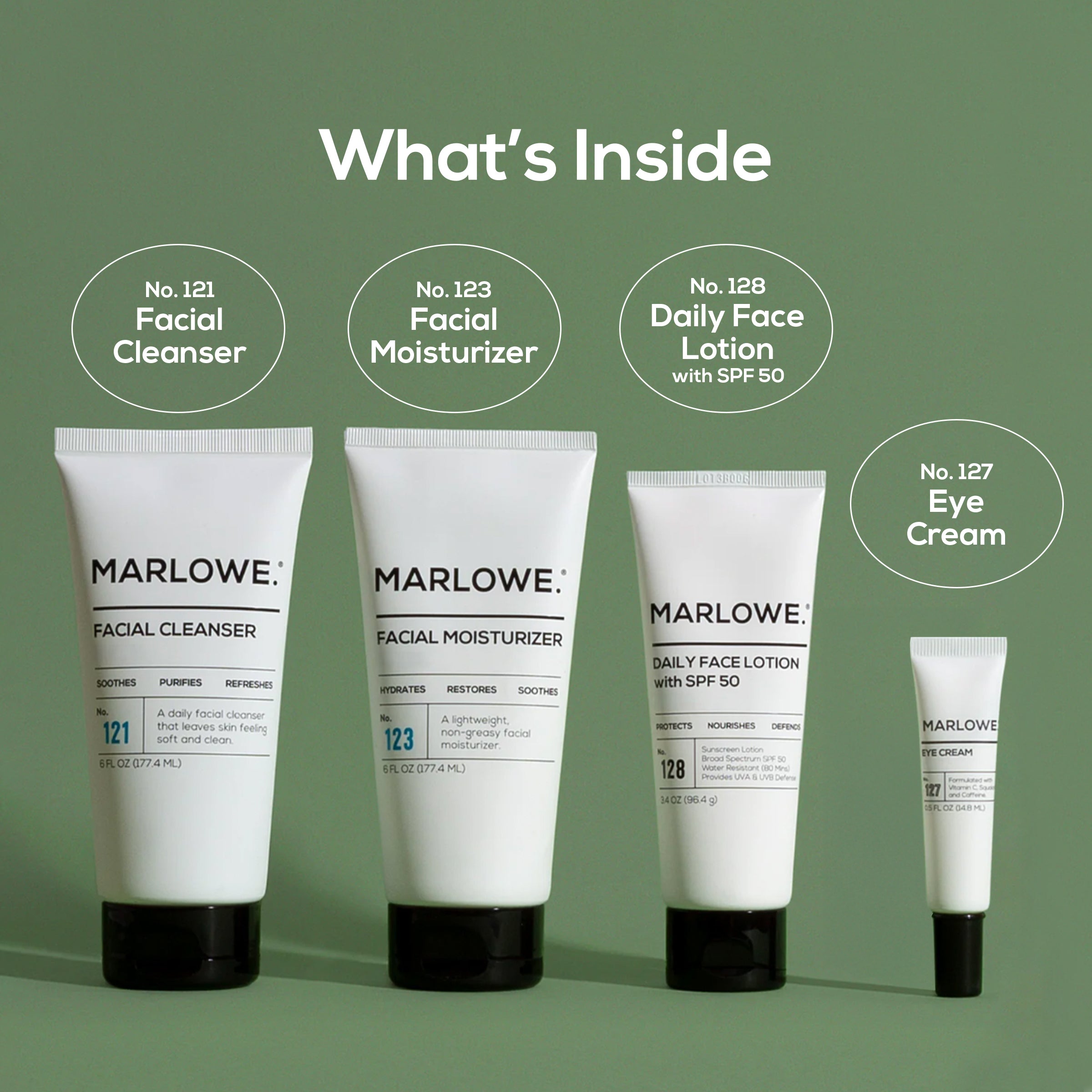 Daily Face Essentials Skincare Set with SPF 50 Sunscreen - Image 2