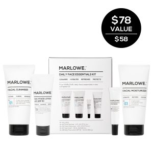 Daily Face Essentials Skincare Set with SPF 50 Sunscreen