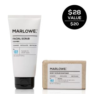 Exfoliating Face and Body Scrub Set