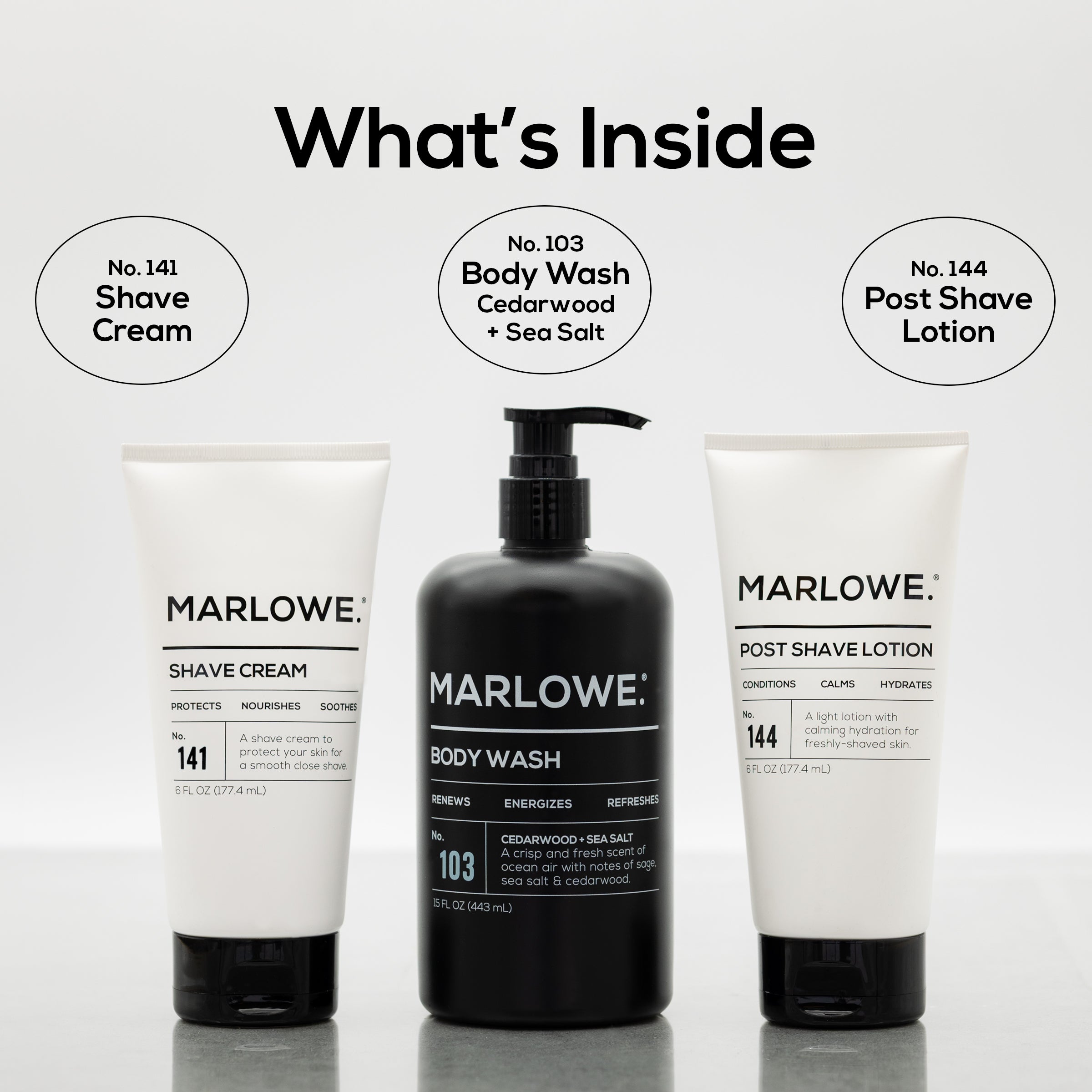 Shower and Shave Set ?? 3 Full-Size Pieces - Image 3