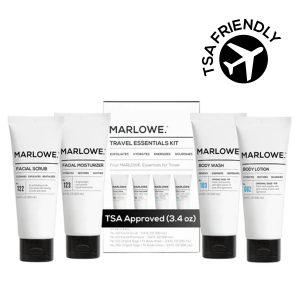 Travel Face and Body Kit. TSA-Approved. 4-Pieces
